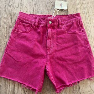 Faherty Women's Sunwashed Raw Hem Denim Short